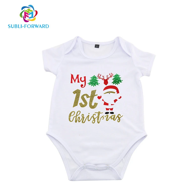 Hot Sale Baby Daily Clothes New Style Sublimation Summer Polyester Baby Romper