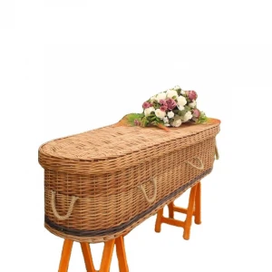 Hot Sale Best Price Wicker Coffin Natural Funeral Willow Coffin