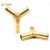Import Hot sale china suppliers brass hose barb y tee pipe fitting,plastic hose connector tee from China