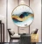 Import hot sale circle painting with aluminum alloy frame abstract wall painting with frames for home decor from China