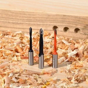 hot sale CNC tungsten carbide tipped V-through drill bit for wood