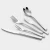 Import hot sale custom stainless steel tableware set dessert spoon from China