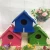 Import Hot Sale Custom Wooden Pet Parakeet Breeding Nesting Bird Aviary Small Bird Cage Box Wooden Bird House from China