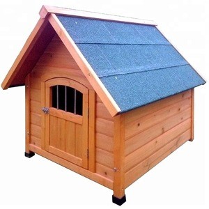 Hot sale eco handmade garden buildings with lock wooden dog kennel cage