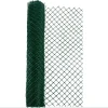 Hot Sale Galvanized/PVC Coated Chain Link Mesh Fence Diamond Wire Mesh Fence 1.5M*15M for basketball court