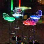 Hot sale modern colors changeable waterproof led bar chair