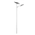 Import hot sale single/double arm street solar light remote control solar high lumens street light from China