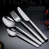 Hot sale tableware  cutlery set stainless steel  dinner knife and table  fork set steel custom flatware
