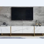 Hot sale used home furniture stainless steel  tv table
