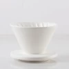 Hot sale V60 Style Coffee Filter Cup pour over coffee ceramic dripper