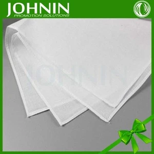 Hot Selling 100% Cotton High Quality Square Blank Handkerchiefs