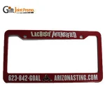 Hot selling Cheap Plastic chrome license plate frames Car Licence Plate Holders Frames