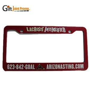 Hot selling Cheap Plastic chrome license plate frames Car Licence Plate Holders Frames