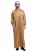 Hot Selling muslim men clothing middle east dubai abaya islamic gentleman kaftan jilbab arab thobe