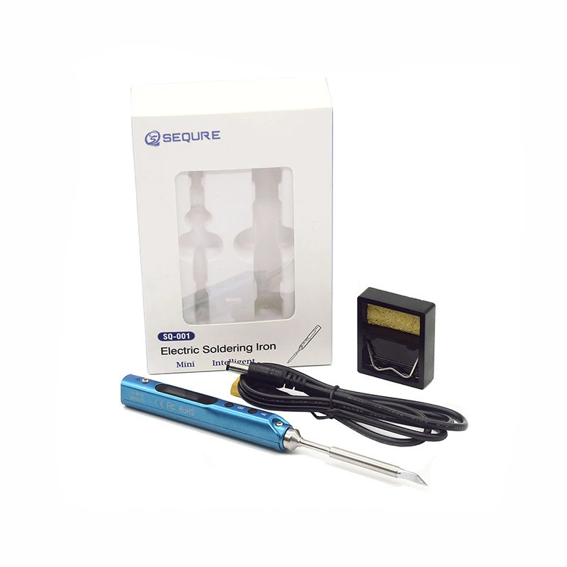 Hot Selling SEQURE Mini SQ-001 65W Electric Soldering Irons OLED Programmable with CE FCC Adjustable Soldering Iron