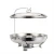 Hot Selling Stainless Steel Round Chafing Dish In Silver Or Gold Color SS201 Hook Food Warmer Serving Dish