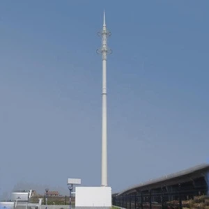 Hot telecommunication galvanized steel pole communication tower