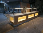 Hotel self service restaurant buffet bar counter table