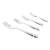 Import Hotel Stainless steel Flatware Cutlery Flatware Set 5 Piece for Wedding Restaurant Hotel from China