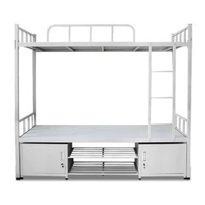hotsale heavy duty metal frame bunk beds double decker dormitory steel bunk bed for school and hotel