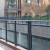 Import house balcony grill design fence palisade aluminum railing powder coated balustrade from China