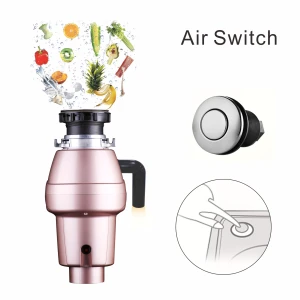 Household Food Waste Garbage Disposal with Power Cord for Home Kitchen-6 Level of Grinding4200 RPM