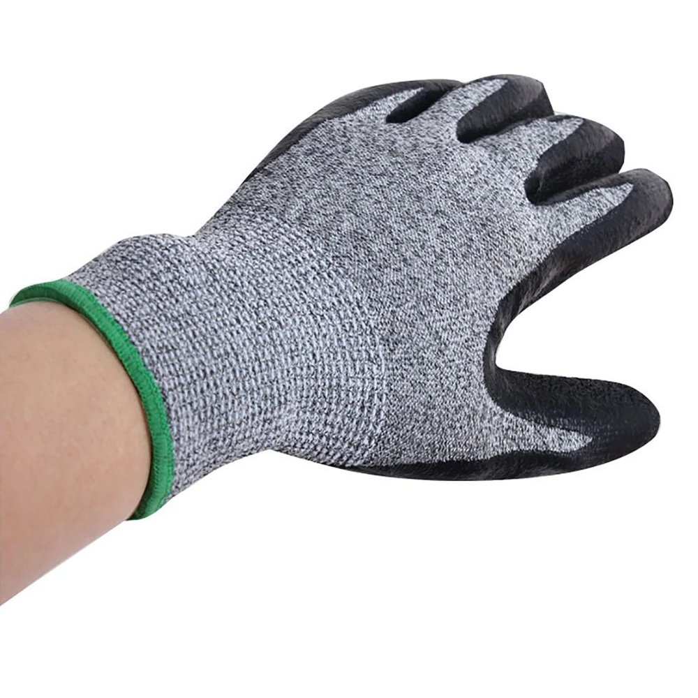 HPPE nitrile latex coated cut resistant dipped glove