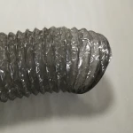 hvac systems parts plastic polyester insulation control flexible air duct for ventilation