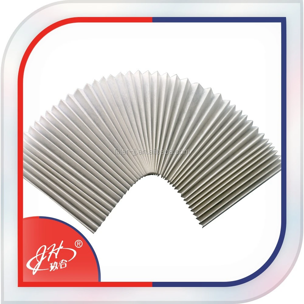 HVAC ventilation air filtration system panel filter Pet Filter paper medium