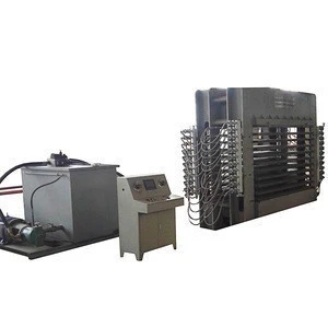 Hydraulic Melamine Woodworking Paper Faced Plywood Hot Press Machine