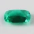 Import Hydrothermal gemstone emerald Cushion shape cut green emerald Loose synthetic emerald gemstone  for jewelry from China