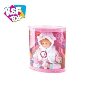 IC music 20 inch plastic toy doll for baby girls