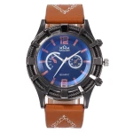 In stock fashion father gifts luxury business tie wallet belt leather watch strap watches men wrist