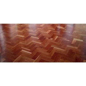 Indian Vintage Style Patterned Solid Teak Wood Flooring