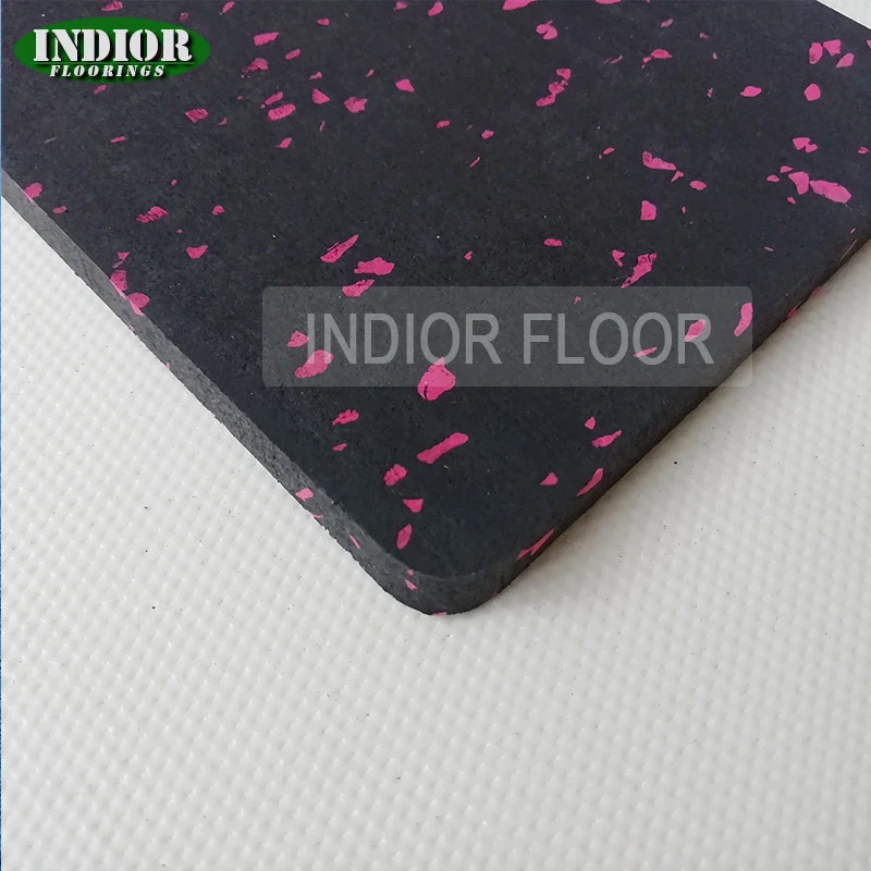 Indior Rosy Red Gym Fitness EPDM Rubber roll Sheet Brunei