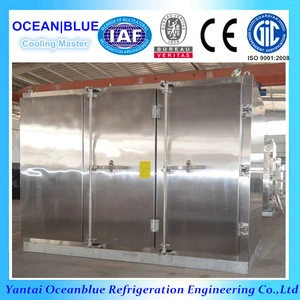 industrial seafood iqf contact blast plate freezer