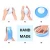 Import Infant Gift Set DIY Paydough Clay Toy Baby Hand Foot Print from China