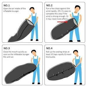 Inflatable Air Sofa Fast Folding Light Waterproof Portable Inflatable Sleeping bags camping air bed Adult Beach Lounge lazy sofa
