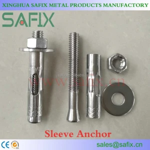Inox AISI304 316 Stainless Steel Sleeve Anchor