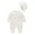 Import Ivy10017A Girls baby white romper clothing set toddler girls outfits from China