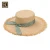 JAKIJAYI Summer ladies beach shade wide-brimmed straw hat women fedora felt hat