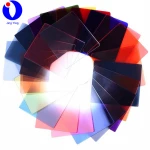 JingYing good quality 24 colors square DSLR camera lens filter set with lens holder