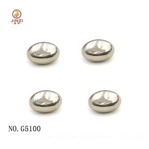 Jinzi Metal handbag decorative oval shape rivet nut, clothing studs rivets