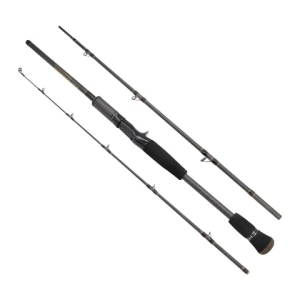 JKKOOD High quality high carbon 3 sections travel rod fuji guide and reel high carbon fishing rod fishing gear