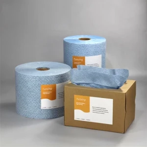 Jumbo roll lint free nonwoven industrial rag oil absorbing clean heavy duty clean wipes