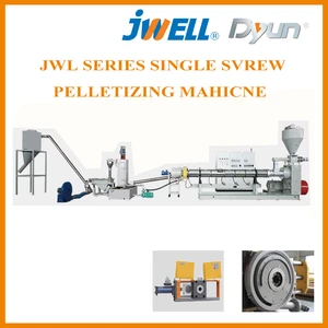 Jwell JWL Plastic Granules/pellets Single Screw Extruder/extruding Machine
