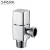 Import Kaiping bathroom toilet chrome plated brass angle valve from China