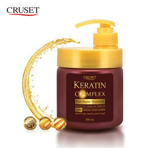 Keratin Complex and Gold Crystal Hair Repair Treatment