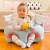 Import Kid sofa support seat cover learn to sit plush comfortable toddler nest puff washable cover skin for baby sofa without filler from China