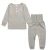 Import Kids plain pajamas pure color blank shirt and pants kids pajama sets from China